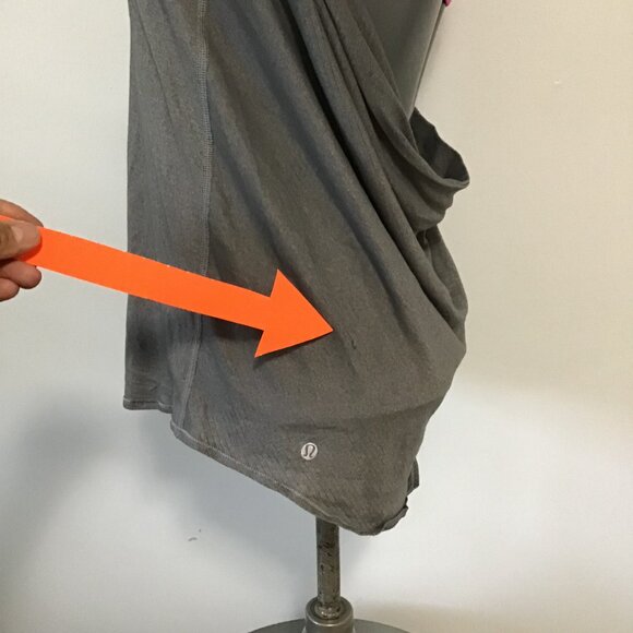 Lululemon Wild Tank Heathered Slate/Raspberry Glo Light Size 8 - Picture 12 of 12